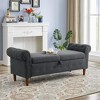 NicBex 63 Inch Storage Ottoman,Entryway Bench with Wood Legs for Bedroom and Living Room - 2 of 4