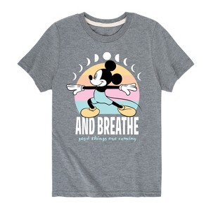 Boys' - Disney - Mickey And Breathe Short Sleeve Graphic T-Shirt - 1 of 4