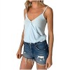 Women's Leighton Criss Cross Crepe Hacci Tank Top - SIX/FIFTY - image 2 of 3