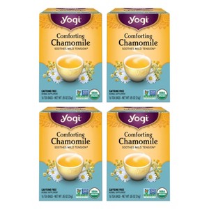 Yogi Tea - Comforting Chamomile Tea -  64 ct, 4 Pack - 1 of 4