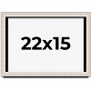PosterPalooza | Minimalist Shadow Box Silver Picture Frame - UV Acrylic, Backing Board, Hanging Hardware - 2 of 4