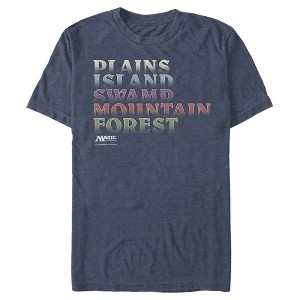 Men's Magic: The Gathering Land Card Text T-Shirt - 1 of 3
