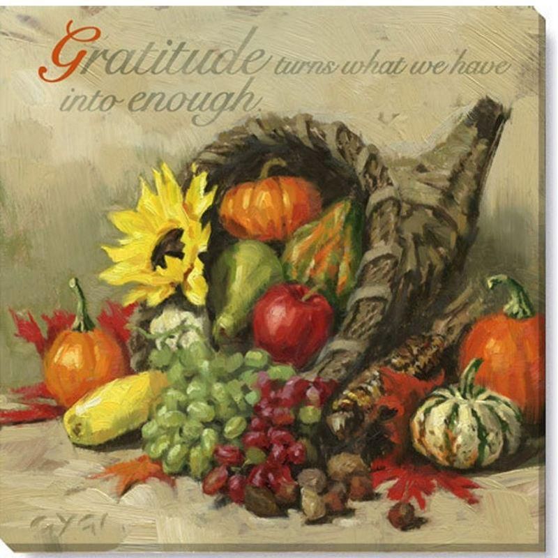 Sullivans Darren Gygi Inspirational Cornucopia Canvas, Museum Quality Giclee Print, Gallery Wrapped, Handcrafted in USA, 1 of 3