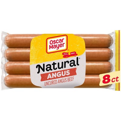 Oscar Mayer Selects Natural Angus Beef Uncured Beef Franks - 14oz/8ct