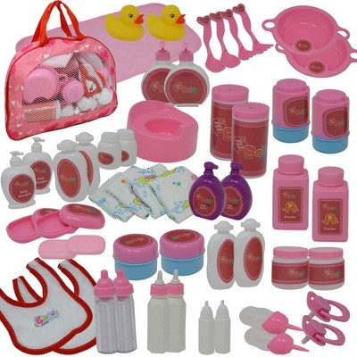 The New York Doll Collection Baby Doll Feeding Caring Accessory Set Target