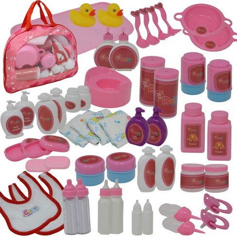 Jc Toys For Keeps! Baby Doll Essentials Accessory Bag, 20 Pieces : Target