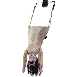 Seasonal Visions Animated Swinging Head First Doll Halloween Decoration -  - White - 1 of 1
