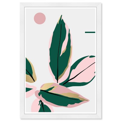 Wynwood Studio Floral and Botanical Wall Art Canvas Prints 'LV Garden'  Florals - Pink, Green 