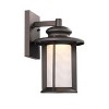 Chloe Lighting Owen Transitional Led Rubbed Bronze Outdoor Wall Sconce 12" Tall - 4 of 4
