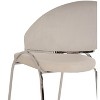 NicBex Velvet Accent Chair,Upholstered Living Room Chairs with High Backrest and Metal Legs,Modern Armchair,Accent Chairs for Living Room - 4 of 4