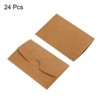 Unique Bargains Blank Paper Mini Vintage DIY Greeting Card Envelope 24 Pcs - 3 of 4