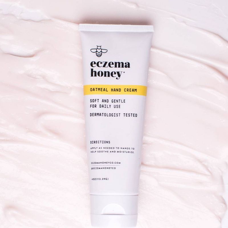 Eczema Honey Oatmeal Hand Cream - 4oz, 4 of 10