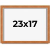 PosterPalooza | Flat Brown Picture Frame - UV Acrylic, Backing Board, Hanging Hardware Included - 2 of 4