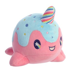Aurora Small Lollipop Nomwhal Tasty Peach Enchanting Stuffed Animal Pink 7" - 1 of 4