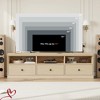 TV Stand for 65/70/75 Inch TV Entertainment Center with Storage Drawer Mid-Century Modern TV Console with Open Shelves 70in Media TV Cabinet - 4 of 4