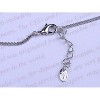 Anna-Kaci Women's Zigzag Blue Crystal Pendant Necklace, Modern Design with Adjustable Chain, Perfect for Casual and Formal Wear - Zigzag - 4 of 4