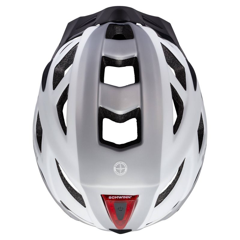 Schwinn Flash Bike Helmet - Gray/White, 4 of 12