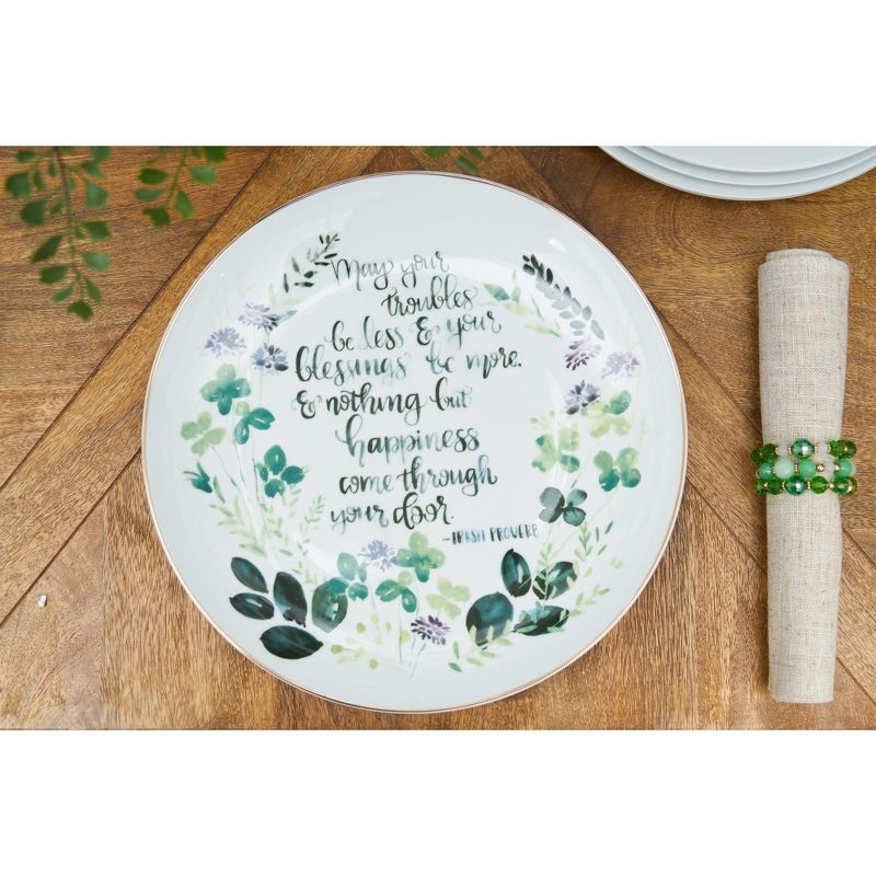 C&F Home Irish Proverb St. Patrick's Day Ceramic Plate, 2 of 5