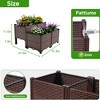 JUJABU 31.5"x31.5"x19.6" Heavy-Duty Outdoor Planter Box for Vegetables, Flowers, and Herbs - 4 of 4