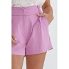 Women's High Waisted Shorts - entro - image 3 of 4