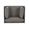 PAGED Vintage Accent Chair Comfortable Lounge Chair with Solid Wood Frame and Steel Legs for Living Room, Bedroom - 3 of 4