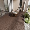 Vynxaria 44 Pieces of 12 Inch Dark Gray Crushed Stone Crack Style Tiles, Ideal for Porch, Poolside, Balcony, Backyard - 4 of 4