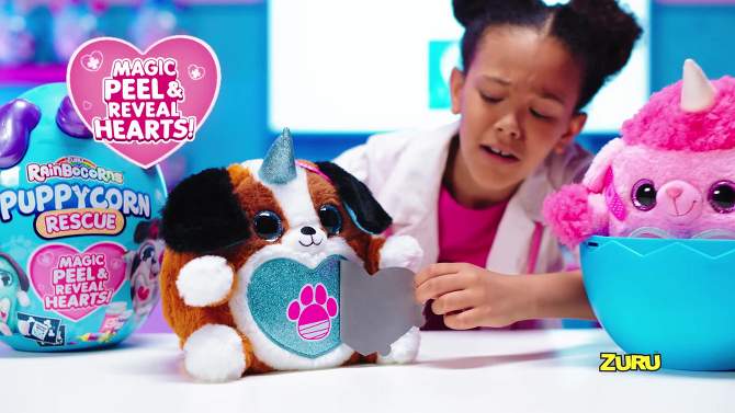 Rainbocorns Puppycorn Rescue Surprise Collectible Dog Plush Animal by ZURU, 2 of 16, play video
