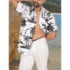 LA LEELA Men's Hawaiian Shirts Short Sleeve Button Down Shirt Mens Casual Shirts Holiday Tropical Beach Summer Party Shirts Funny - 4 of 4
