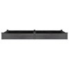VidaXL Garden Raised Bed with Liner Gray 94.5 in.x47.2 in.x9.8 in. Solid Wood Fir - 4 of 4