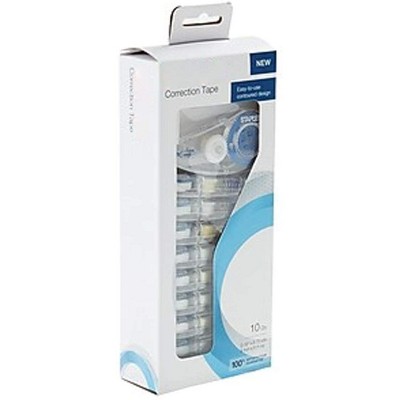 Staples Topwinder Correction Tape 10/Pack (51666) 