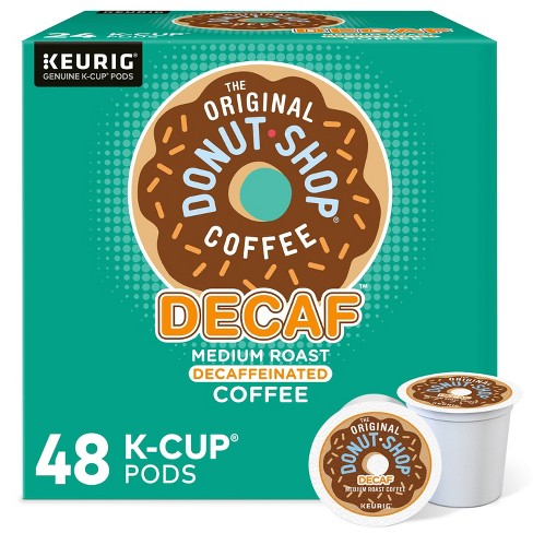 The Original Donut Shop Decaf Medium Roast Keurig K cup Coffee Pods 48ct Target