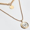 SOHI Women's Gold Everyday Multi-Layer Necklace - 4 of 4