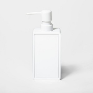 Rectangle Soap/lotion Dispenser White - Room Essentials