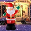 Itopfox 6 ft Inflatable Santa Claus with Gift Bag Lighted Christmas Decoration Built in LED for Indoor Outdoor Yard Garden 1 Piece - 3 of 4