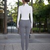 Anna-Kaci Active Women's Long Sleeve Half-Zip Compression Top with Contour Seams - 4 of 4