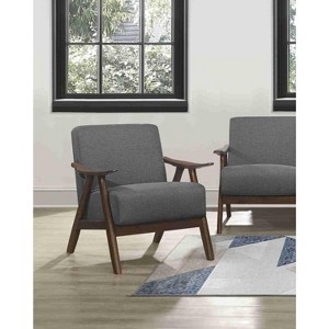 CAVINAS 32/28 inch Wide 100% Polyester Accent Chair with Cushion Back,Modern Upholstered Armchair for Living Room - 1 of 4