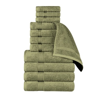 Egyptian Cotton Absorbent Luxury Heavyweight Towel Set by Blue Nile Mills