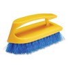 Rubbermaid Commercial FG648200COBLT 6 in. Iron-Shaped Scrub Brush - Yellow/Blue - 4 of 4