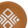 White Geo Accent Terracotta Trinket Tray - Foreside Home & Garden - 3 of 4