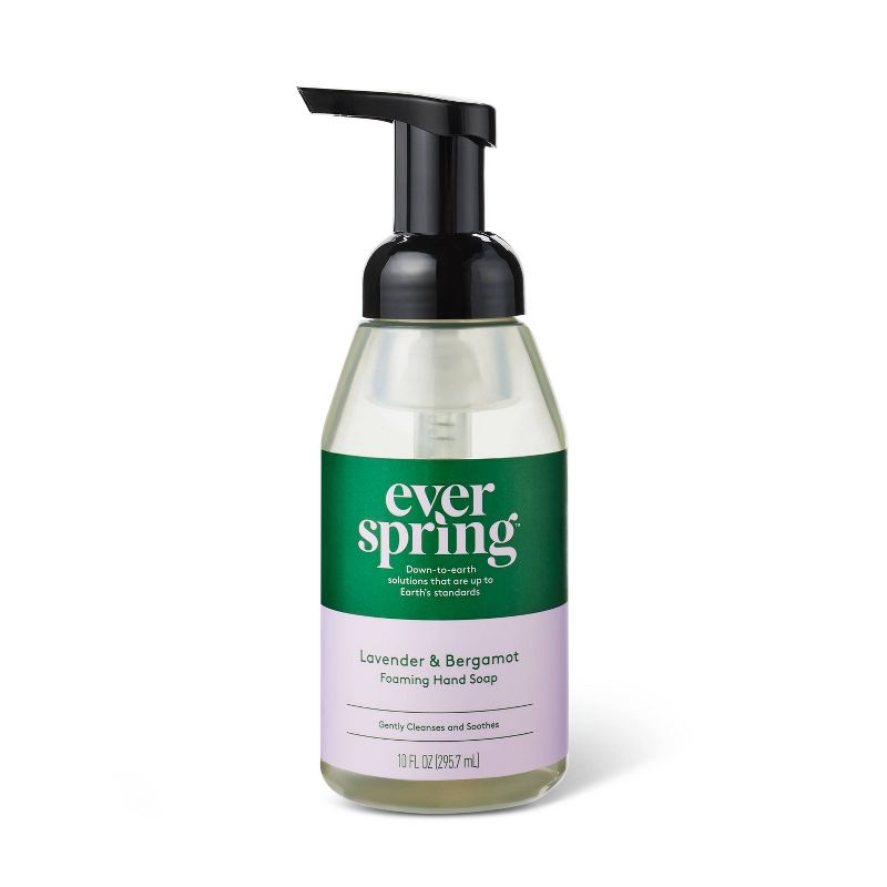 Lavender &#38; Bergamot Foaming Hand Soap - 10 fl oz - Everspring&#8482;, 1 of 10