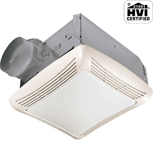 Nutone 769rl 70 Cfm 3 Sone Ceiling Mounted Hvi Certified Bath Fan With Incandescent Lighting Target