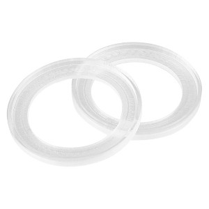 Unique Bargains Car Speaker Spacer Ring Transparent Acrylic - 1 of 4