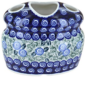 Blue Rose Polish Pottery 2115 Zaklady Toothbrush Holder - 1 of 1