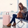 20"/24"/28" 3 pcs/set in ABS 360～ Spinner Wheel Luggage, Carry on Suitcase with Cup Holder & USB Port - 4 of 4