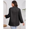 Clearlove Womens Blazer 2026 Spring Fall Bussiness Long Sleeve Open Front Work Office Dressy Suit Jackets - 2 of 4