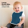KeaBabies 8-Pack Organic Baby Bibs for Boy, Girl, Drool Bibs, Baby Bib for Girls, Boys,  Newborn Teething Bibs - 3 of 4