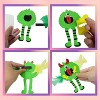 4E's Novelty Halloween Crafts for Kids (4 Pack) - Silly Monster Crafts Kids with Magnetic Foam Stickers, Fun Halloween Party Crafts for Kids Ages 3+ - 4 of 4