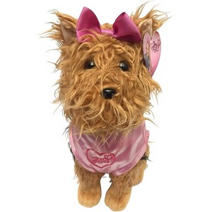 Nickelodeon JoJo Siwa BowBow the Dog 17" Plush Pillow Buddy with Pink Sparkle Jacket – Soft Cuddly Polyester Plush Toy for Kids and JoJo Fans - 1 of 4