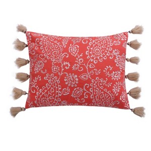 Caperoad Floral Decorative Pillow - Levtex Home - 1 of 3