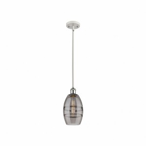 Vaz - 1 Light Stem Hung Mini Pendant In Industrial Style-8.13 Inches Tall and 5.88 Inches Wide - 1 of 1